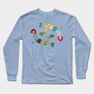 Pisces Pinup Rollergirls Long Sleeve T-Shirt